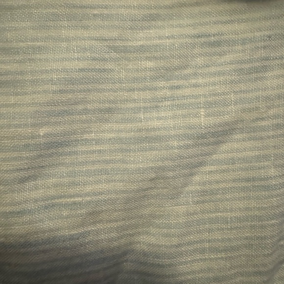 GAP Blue & White Striped Button Front Long Sleep Top - Size Medium - Picture 5 of 6